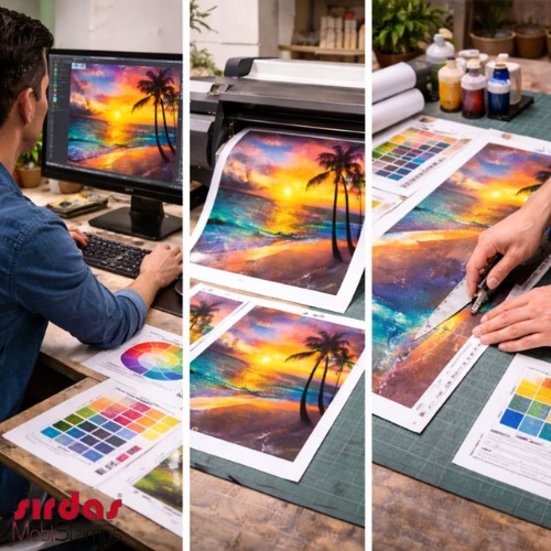 مراحل انجام چاپ پلات